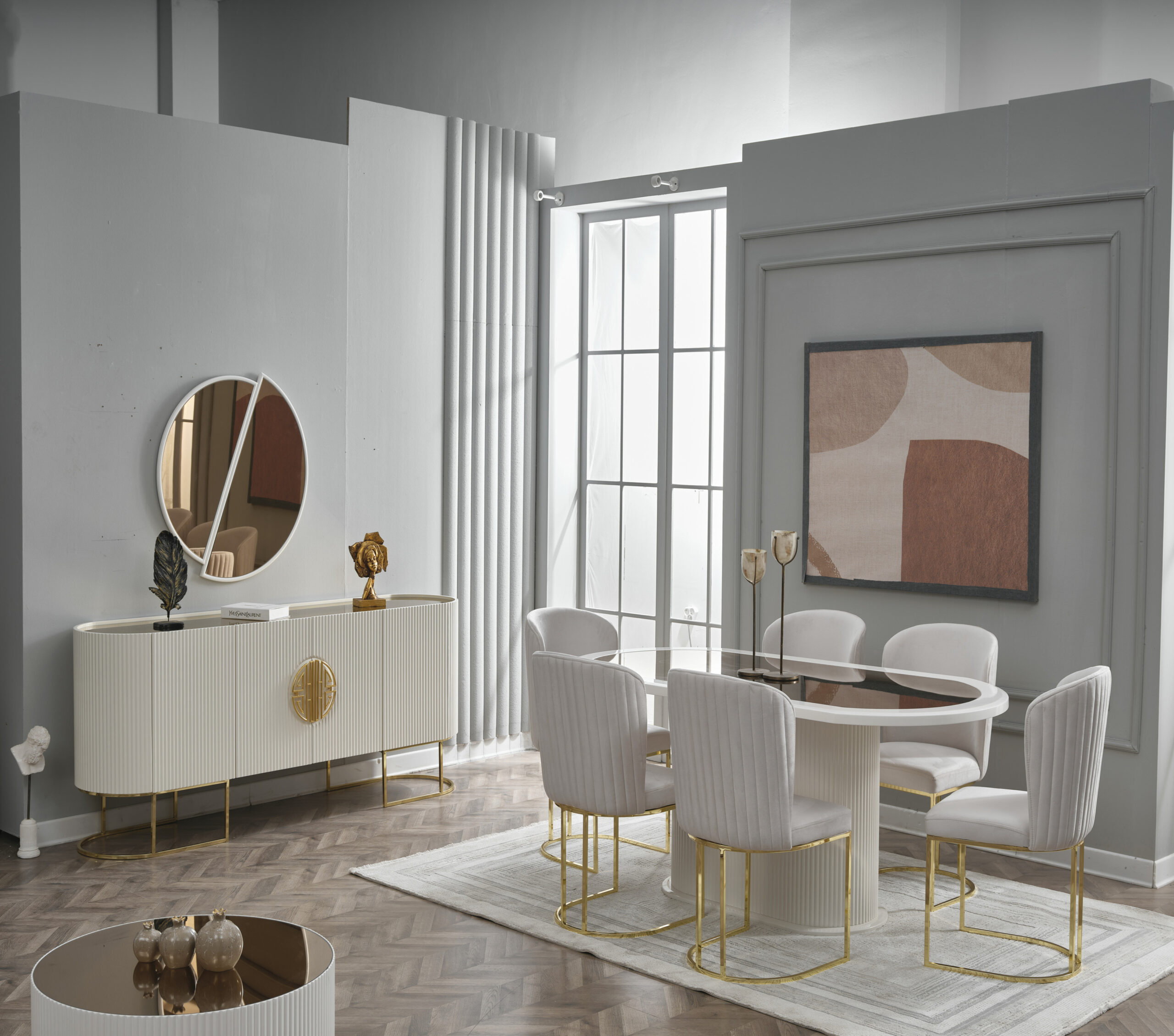 GO-komplette Esszimmer Crame